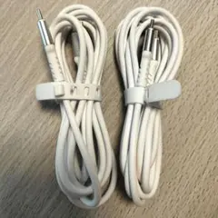 USB-C & USB-C ケーブル 2M 2本　ホワイト