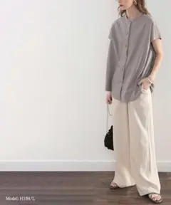 バンドカラー　シャツ　ブラウス　クラシカルエルフ　Mサイズ 新品