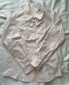 事務服　事務シャツ　ピンク　長袖