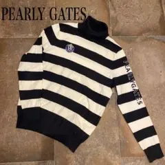 PEARLY GATESタートルセーターsize1 ボーダー