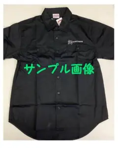 MARVEL STARK EXPO 半袖ワークシャツ 黒