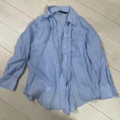 ZARA ライトブルー 長袖シャツ M
