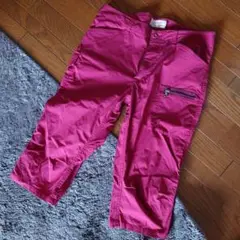 AVIREX クロップドパンツ バーガンディ