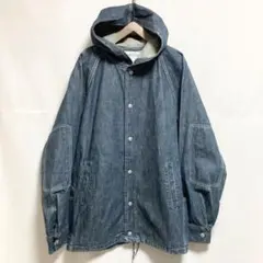 Mサイズ!SASSAFRAS ガーデニングデニムフードジャケット