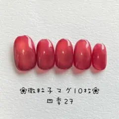 【即購入ok・チップ変更可能】マグネットネイルチップ　ニュアンス　四季27