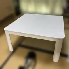 Thsyaさま専用こたつ ホワイト ベージュ 四角75cm引き取り希望(甲府市)