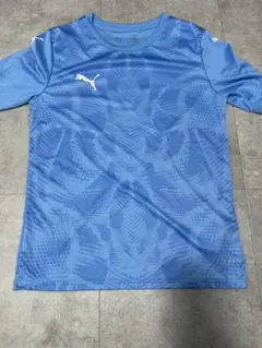 PUMA 青 シャツ　Sサイズ