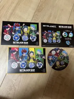 BEYBLADE BAR　ポストカード　ステッカー　 コースター　4つセット！