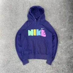 00s ゴツNIKE パーカー 紫 USA製