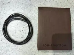 Louis Vuitton ルイ・ヴィトン男性　革靴　革紐　レザーコードブラウン