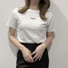 ショート丈 トップス Tシャツ