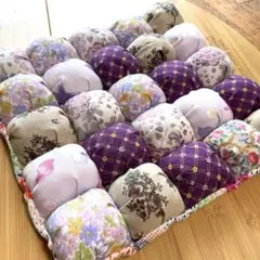 座布団 ハンドメイド パフキルト ハンドメイド