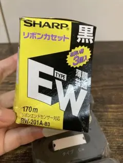 RW-201A-BK(黒) タイプEW リボンカセット　2箱セット Amazon.co.jp: RW-201A-BK(黒) タイプEW リボンカセット