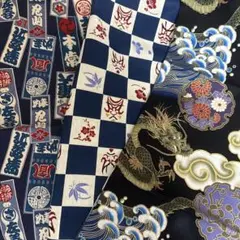 売り切り価格値下げ中!!和柄生地ハギレ3点セット