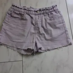 Navy 薄紫 短パン ハーフ 150cm