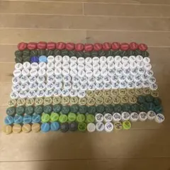 ペットボトルキャップ　ふた　208個