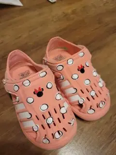 adidas★ディズニーコラボ　サンダル　ミニー　女の子　スリッポン★13cm