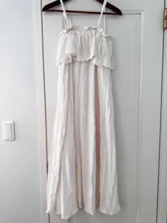 ジェラートピケ　パット付きワンピース　ルームウェア　チューリップ柄