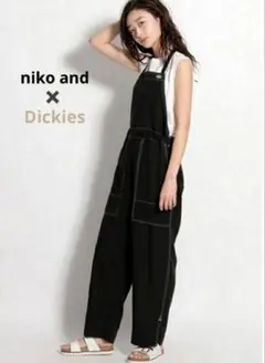 niko and x Dickies コラボ サロペット　オールインワン リネン