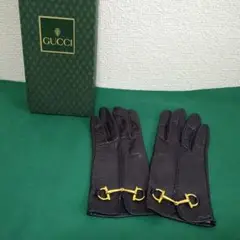 GUCCI グロ-ブ レザー手袋●匿名配送●貴重なサイズ
