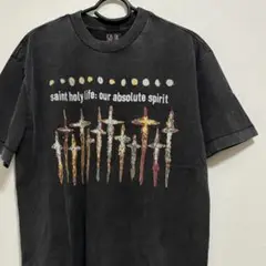 SAINT MICHAEL Tシャツ オーバーサイズ ヴィンテージ風 ラフ S