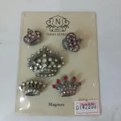 NIKKY DESIGN クラウンマグネット 5個セット