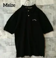 XLARGE エクストララージ Msize ブラック 半袖ポロシャツ 刺繍ロゴ