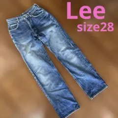 人気モデル‼️リー　LEE MissRIDERSブルーストレートデニムsize28