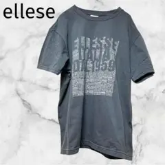 ＊ellese ＊【F】レディースTシャツ ロゴ入 シンプル ストレッチ素材