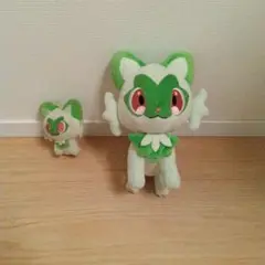 ポケットモンスター　ニャオハ　ぬいぐるみ　キーホルダー　2セット
