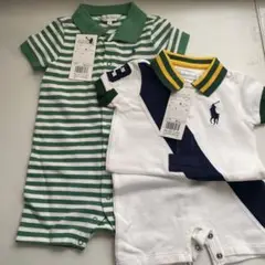 ポロラルフローレン　ベビーウェア　70 新品　2枚組