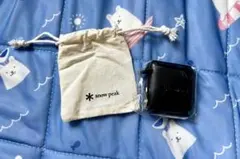 スノーピーク 非売品 黒レザー調 メジャー 収納袋付き