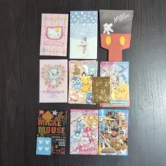 ぽち袋 9種類セット ハローキティ ミッキーマウス　ポケモン　プリキュア