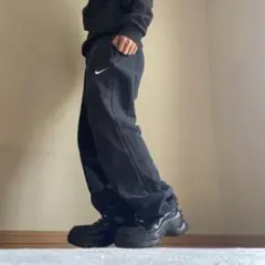 00s nike straight sweat pants y2k teck M
