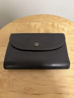 White house Cox 三つ折り財布 ネイビー イエロー