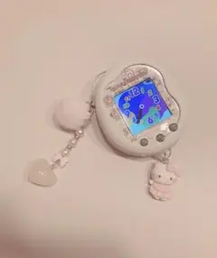 たまごっち　ユニ用　ケース　ロマンティックホワイト　ストラップセット