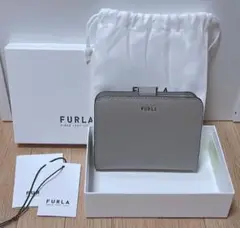 フルラ FURLA 二つ折り財布 グレー Sサイズ