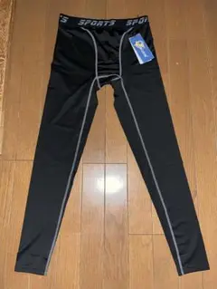 スポーツタイツ Lサイズ ブラック