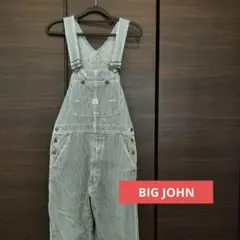 BIG JOHN ヒッコリーオーバーオール レディース