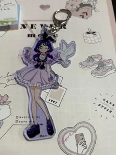 プリキュアプリティストア限定　涼村さんご　キュアコーラル　アクリルキーホルダー