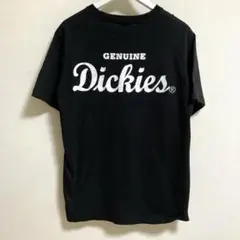 Dickies 半袖Tシャツ L メンズ ブラック ロゴ刺繍 黒Tシャツ