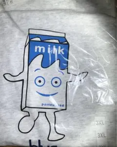 GU blur ミルクくん Tシャツ 3XL ジーユー milk ブラー