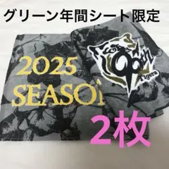 阪神タイガース 2025年★年間シート限定タオル2枚セット90周年記念