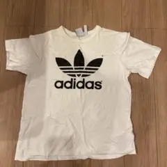 adidas ホワイト Tシャツ L