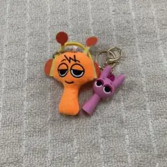 スプランキー　オレン　 ぬいぐるみ キーホルダー付き