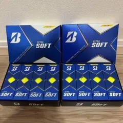 新品 ブリヂストン エクストラソフト ゴルフボール 2ダース イエロー