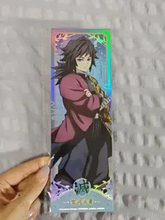 冨岡義勇 オーロラチケット 箔押しチケットカード 鬼滅の刃