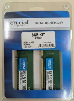 Crucial DDR4-2400 8GB Kit（2 x 4GB） 未使用新品