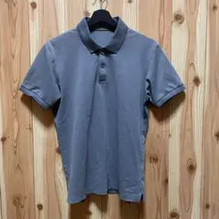 グレー ポロシャツ ショートスリーブ　ユニクロ　UNIQLO