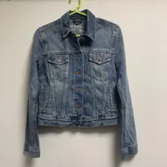 【美品】GAP 1969 デニムジャケット Sサイズギャップ　ダメージデニム